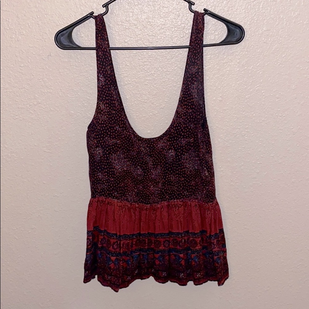Floral Print Boho Tank